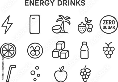 Dairy alternatives displayed with various types of plant-based milk in a simple and minimalistic style