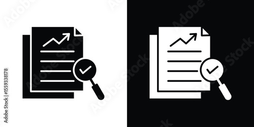 Auditors icon in trendy stroke thin linear style.