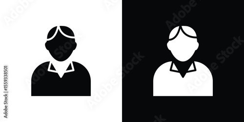 Cashier icon in trendy stroke thin linear style.