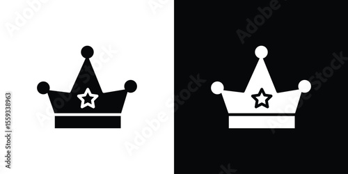 Crown icon vector, Symbol, logo illustrations