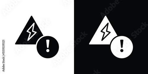 Electric Problem icon in trendy stroke thin linear style.