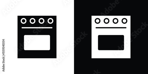 Oven icon vector, Symbol, logo illustrations