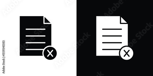 Paperless icon in trendy stroke thin linear style.