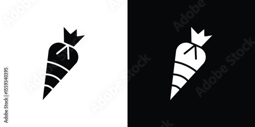 Pastry bag icon in trendy stroke thin linear style.