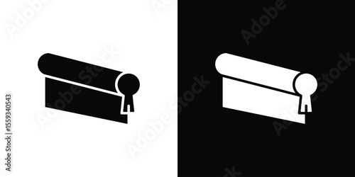 Print screen icon in trendy stroke thin linear style.