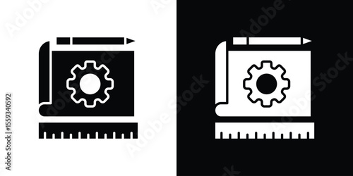 Prototyping icon in trendy stroke thin linear style.