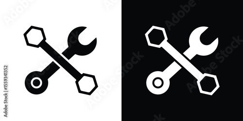 Tools icon in trendy stroke thin linear style.