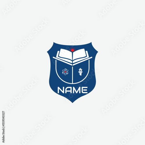3842 educational logo school college university learning institute book academy organization [Converted]