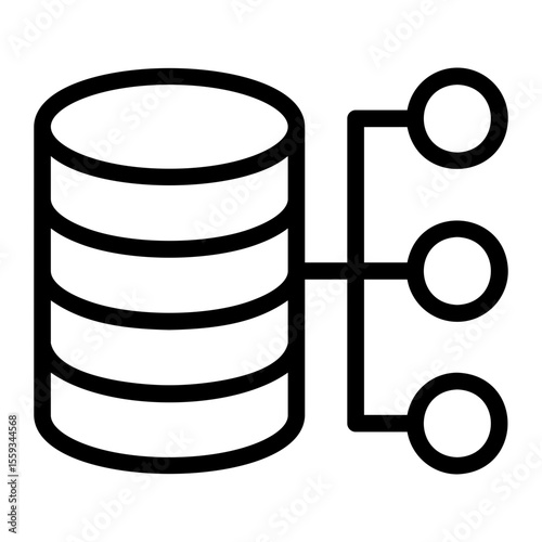 database line icon