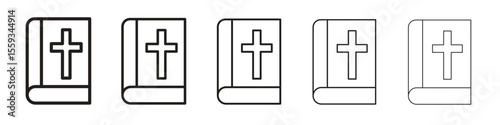 Bible icon vector, Symbol, logo illustrations
