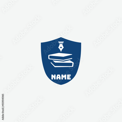 3862 educational logo school college university learning institute book academy organization