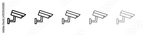 CCTV icon vector, Symbol, logo illustrations