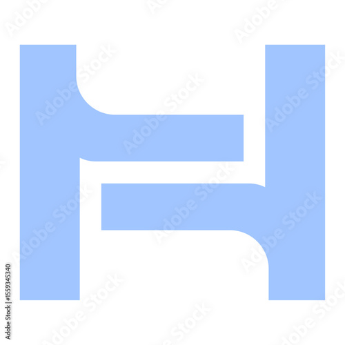 H constraction real state business brand logo icon