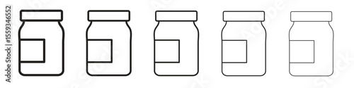 Jar icon vector, Symbol, logo illustrations