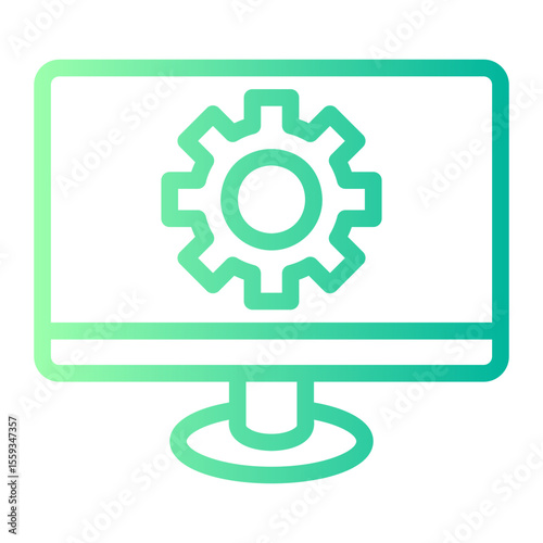 computer gradient icon