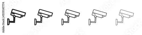 Security camera icon vector, Symbol, logo illustrations
