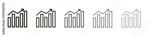 Stagflation icon in trendy filled solid style in black and white colors