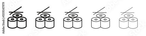 Sushi icon vector, Symbol, logo illustrations