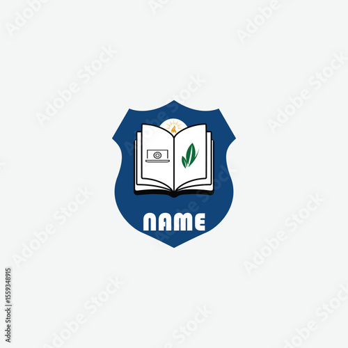 3902 educational logo school college university learning institute book academy organization