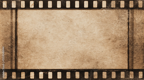 古びたフィルムのフレーム背景
