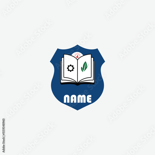 3904 educational logo school college university learning institute book academy organization