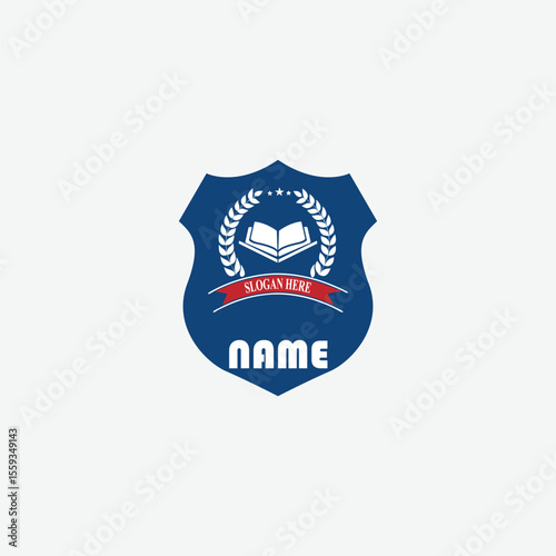 3913 educational logo school college university learning institute book academy organization