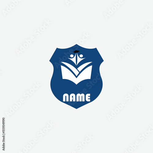 3915 educational logo school college university learning institute book academy organization