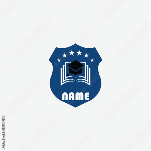 3919 educational logo school college university learning institute book academy organization
