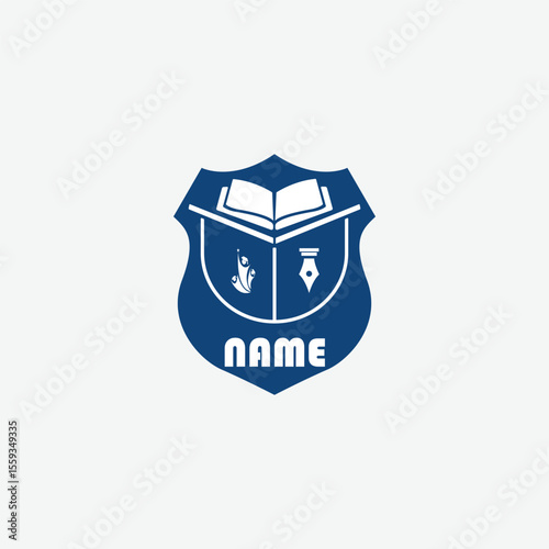 3921 educational logo school college university learning institute book academy organization