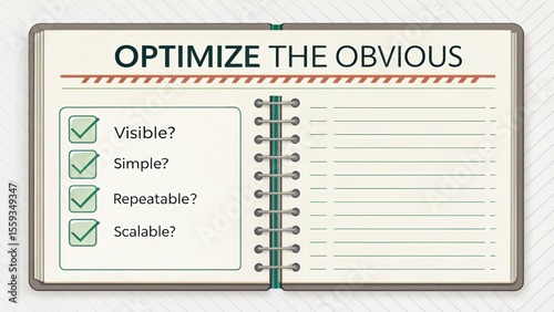Optimize the Obvious Checklist for Business Efficiency and Growth