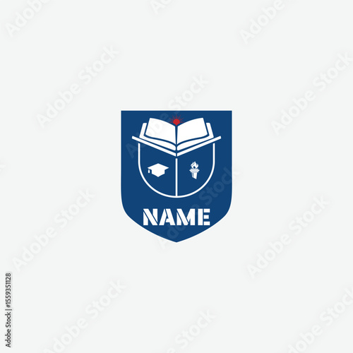 3991 educational logo school college university learning institute book academy organization [Converted]