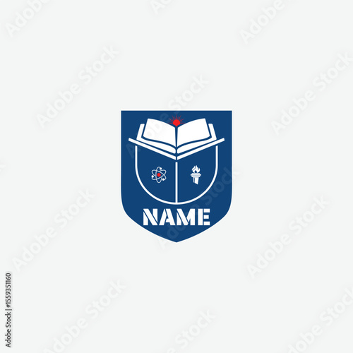 3992 educational logo school college university learning institute book academy organization [Converted]