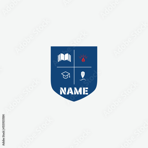 3993 educational logo school college university learning institute book academy organization