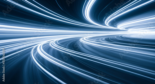 Dynamic Light Streaks: An Abstract Visualization of Speed and Connectivity