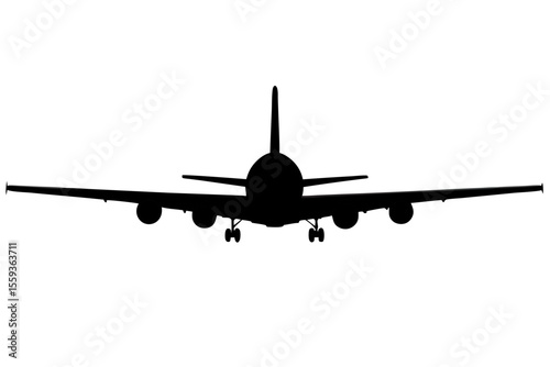 Various commercial aircraft are captured in the sky, during landing, or on the ground at an airport, showcasing the diverse aspects of air travel and aviation