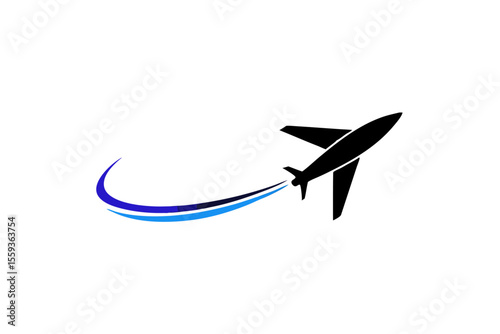 Jet airplanes fly through the sky, showcasing aviation and air travel