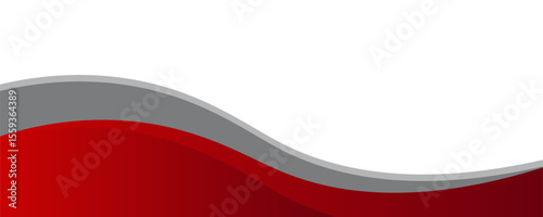 red gray abstract wave background for corporate banner, business presentation, poster, journal cover.
