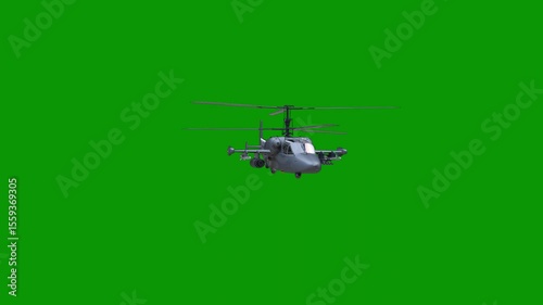 A helicopter flying in the air on green screen and through black white animated chromakey background composition expression movement frame elements scene figure layers colorful motion