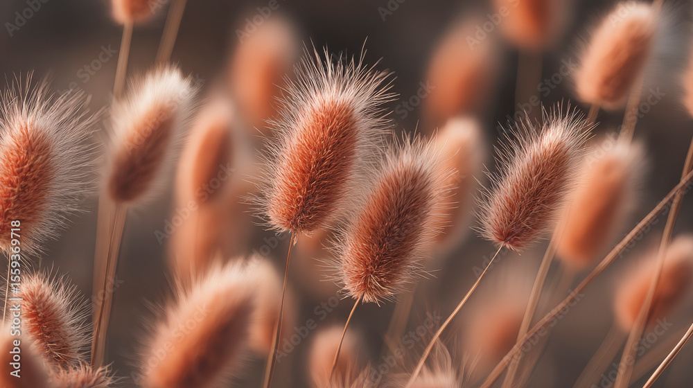 Obraz premium A bunch of dried up flowers with brown stems