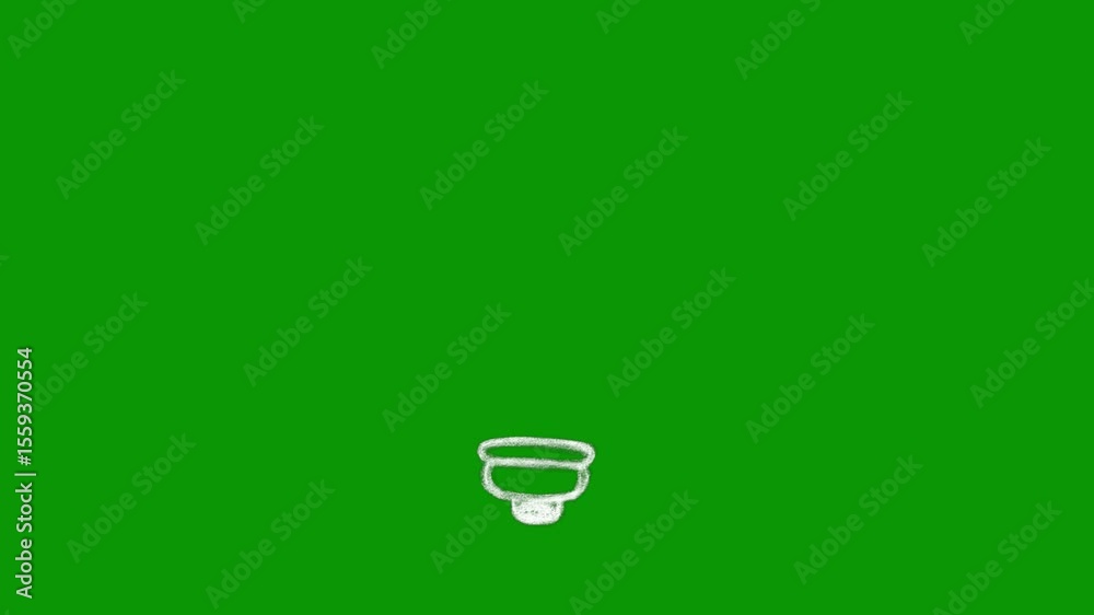 A green screen with white background and the letter e on it light bulb animated chromakey background cartoonish figure elements illustration colorful style depth gesture frame backgrounds