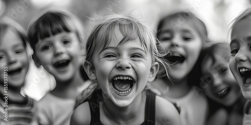 Happy Children Laughing