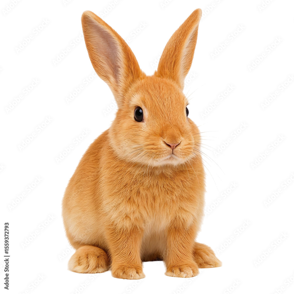 Fototapeta premium rabbit isolated on white