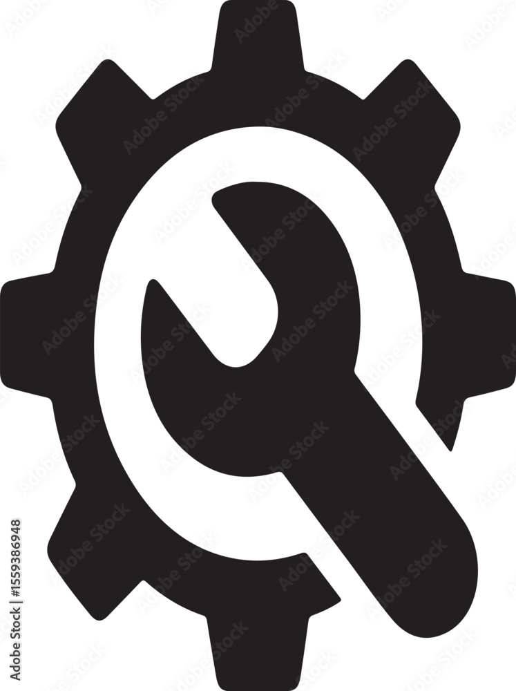 Gear Icon Vector Illustration, Settings and Tools Symbol Isolated on White Background
Gear Icon Vector Illustration, Settings and Tools Symbol Isolated on White Background