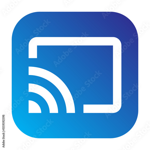 Cast icon representing cast functionality or feature.