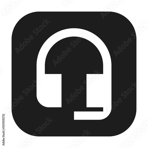 Mic headset icon representing mic headset functionality or feature.