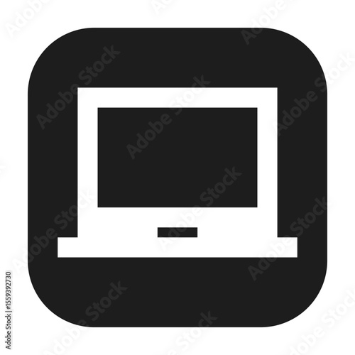 Laptop icon representing laptop functionality or feature.