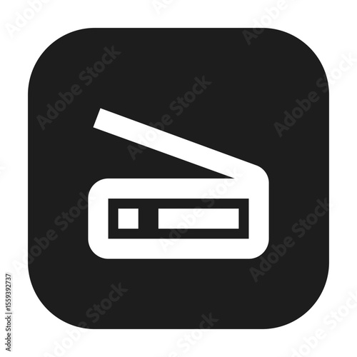 Scanner icon representing scanner functionality or feature.