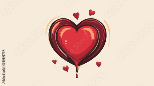 Donate Blood Save A Life Badge Vector Illustration