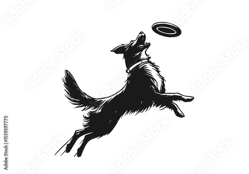 Playing Frisbee hand drawn sketch vector illustration