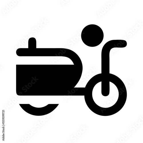 sidecar motorcycle icon